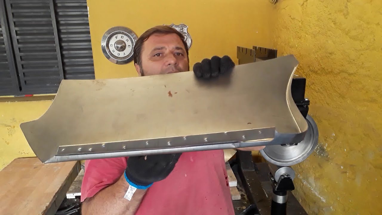 dica de como usar roda inglesa fabricando peças para Maverick funilaria pintura Carros Antigos