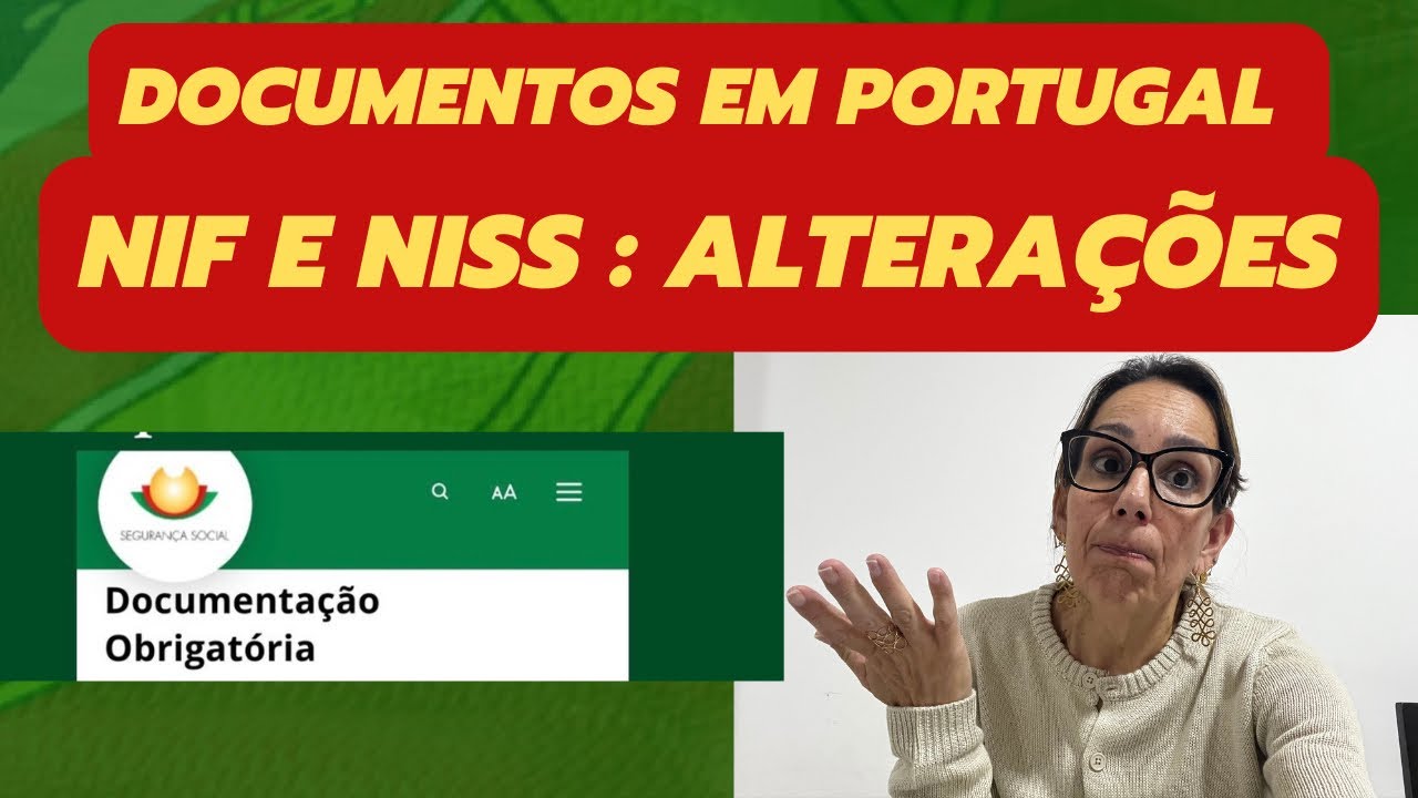 Como tirar Nif on-line e Niss- Segurança Social Direta- Documentos em Portugal 2025