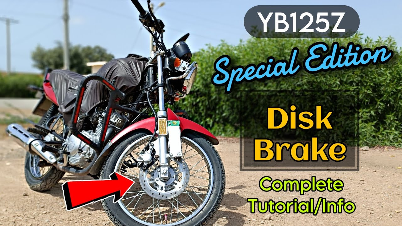My YB125Z Special Edition | Drum To Disk Brake Conversion with Spoke Wheel | Tutorial & Info