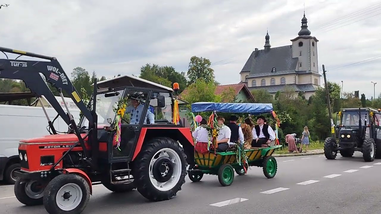 Korowód dożynkowy w Korzennej - 18.08.2024