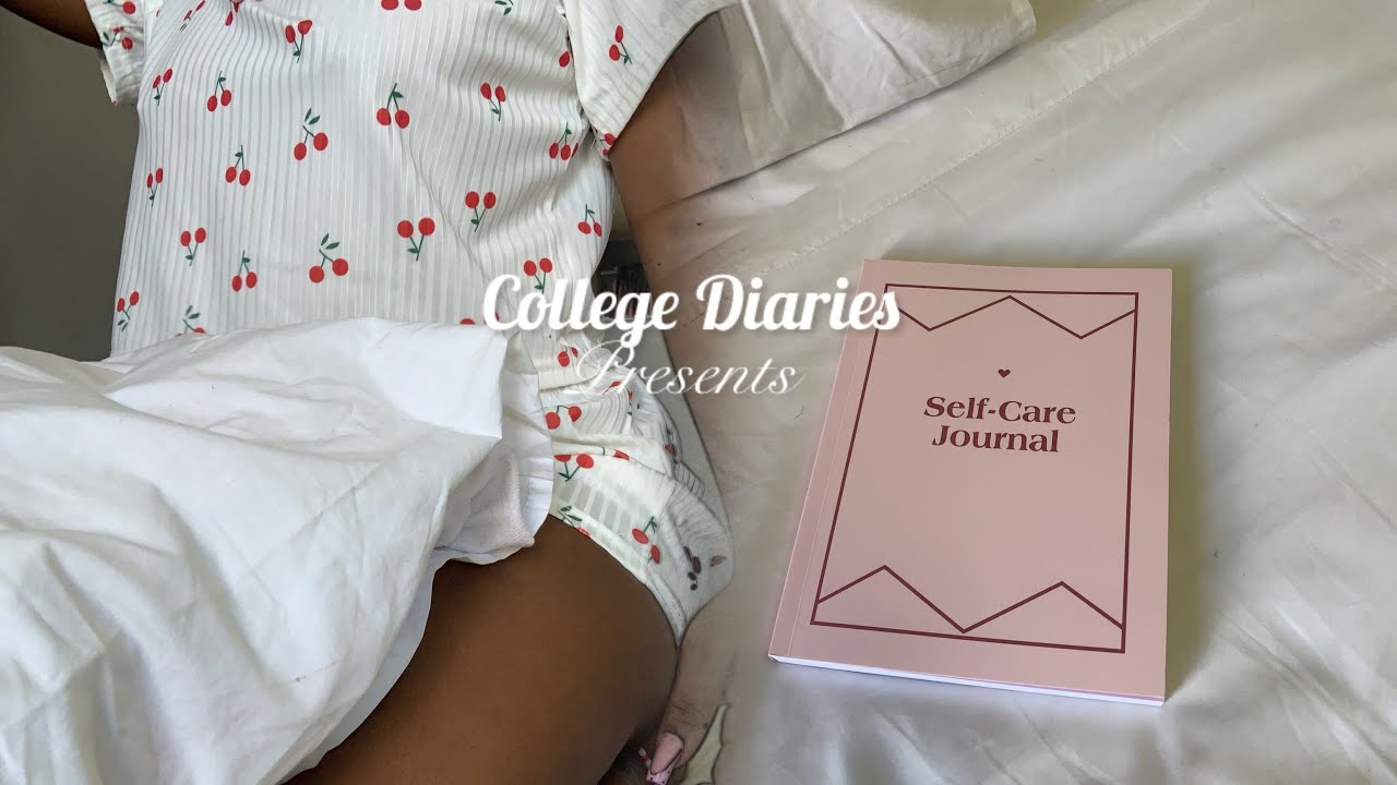 College Diaries| slow living + journaling + cooking + self care🧸🥥