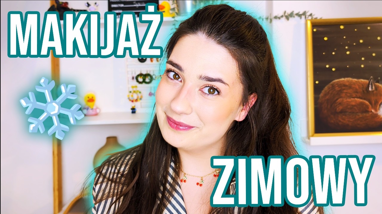 Viral Cold Girl Makeup ❄️ zimowy glow | szybki makijaż na zimę
