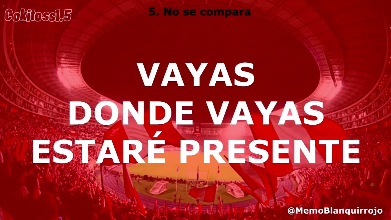 Canciones de la Barra Blanquiroja (Perú 🇵🇪) 13 canciones de la mejor hinchada Blanquiroja.