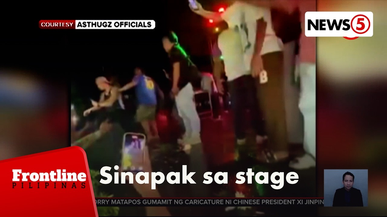 Cebuano vlogger na dumayo sa fiesta, sinuntok sa entablado | Frontline Pilipinas
