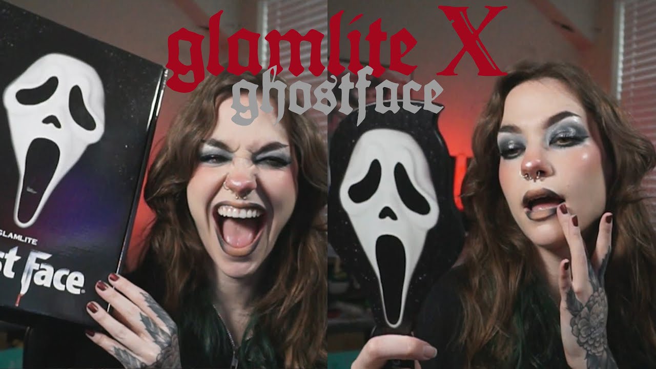GLAMLITE X GHOSTFACE UNBOXING + TUTORIAL