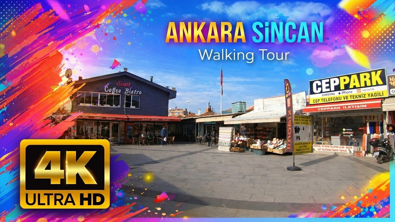 ANKARA SİNCAN 4K Walking Tour 🇹🇷 | Real Life in Turkey (No Commentary)