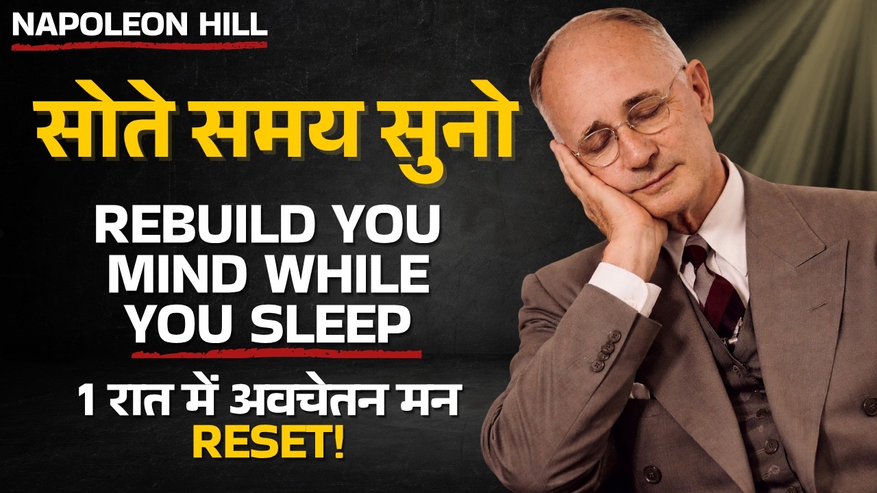 आज रात यह सुनकर सोओ | Rebuild Your Subconscious While You Sleep Hindi | Napoleon Hill Hindi
