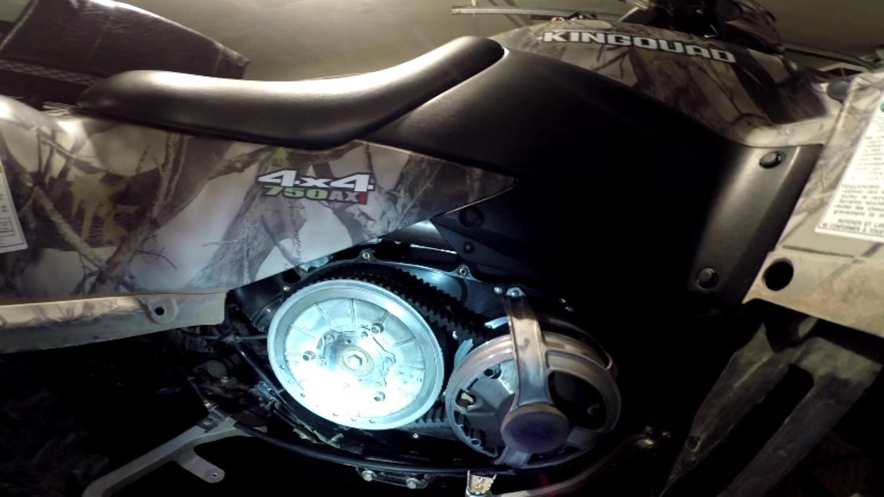 2014 Suzuki Kingquad 750 AXi Belt replacement at 4400kms