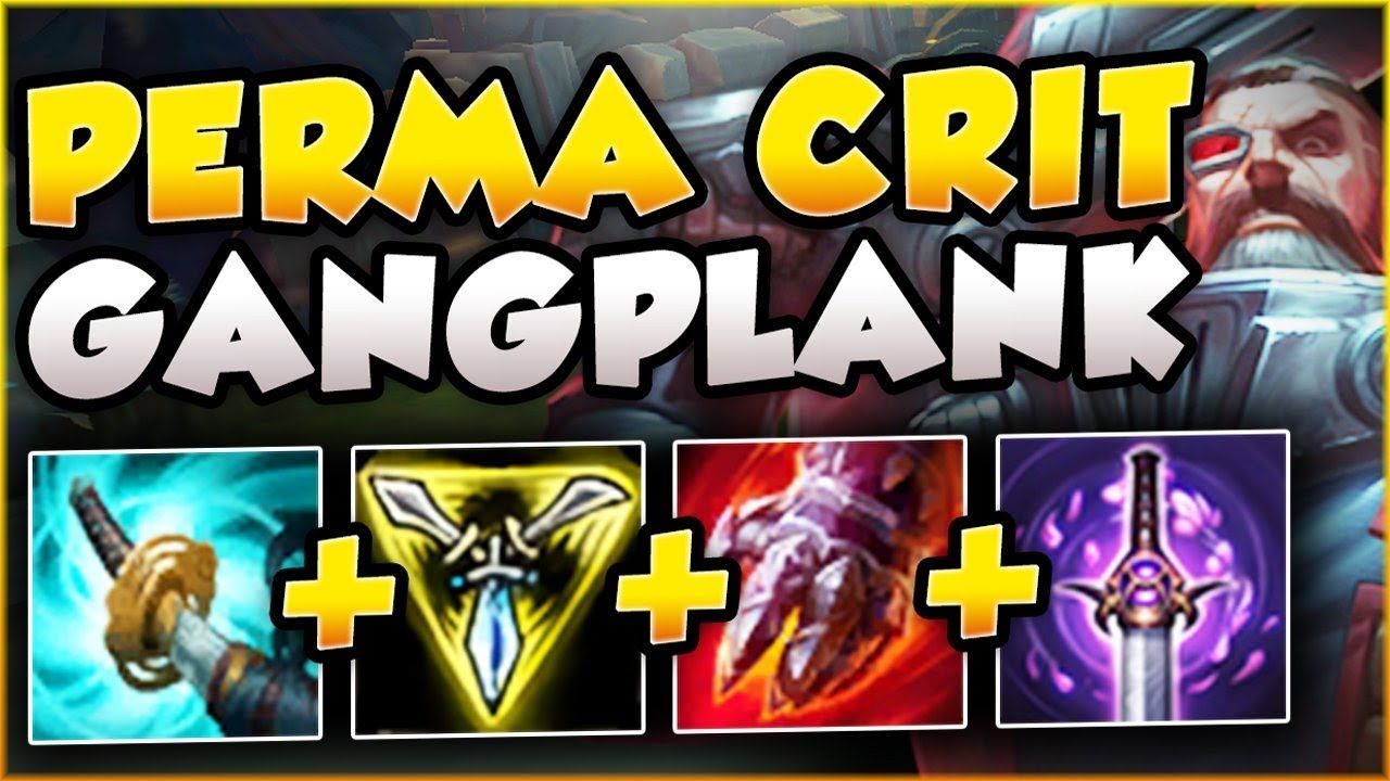 4v5 GAME?? NO PROBLEM! PERMA CRIT BUG ON GP?? PERMA CRIT GANGPLANK TOP GAMEPLAY! - League of Legends