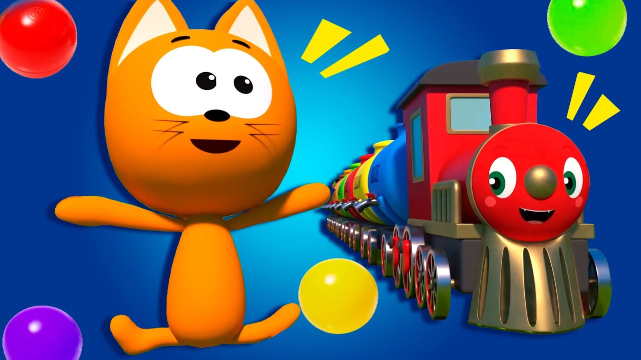 &iexcl;Vamos a Hacer una Piscina de Pelotas de Colores! Videos para Ni&ntilde;os con el gatito Kote