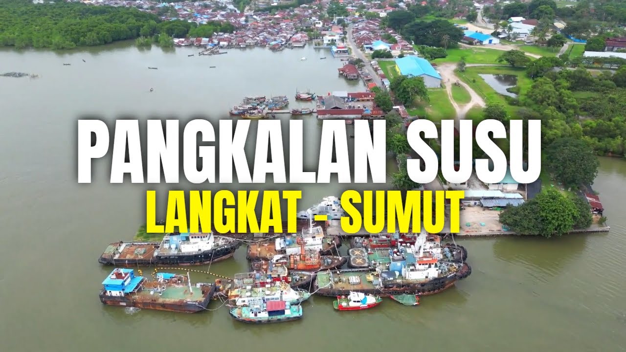 Pangkalan Susu Langkat dari Udara: Visual Drone Terbaru yang Memukau!