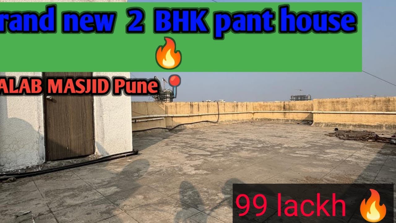 Совершенно новый пентхаус с 2 спальнями в районе мечети Талаб Масджид, Пуна | Более 1280 кв. футо...