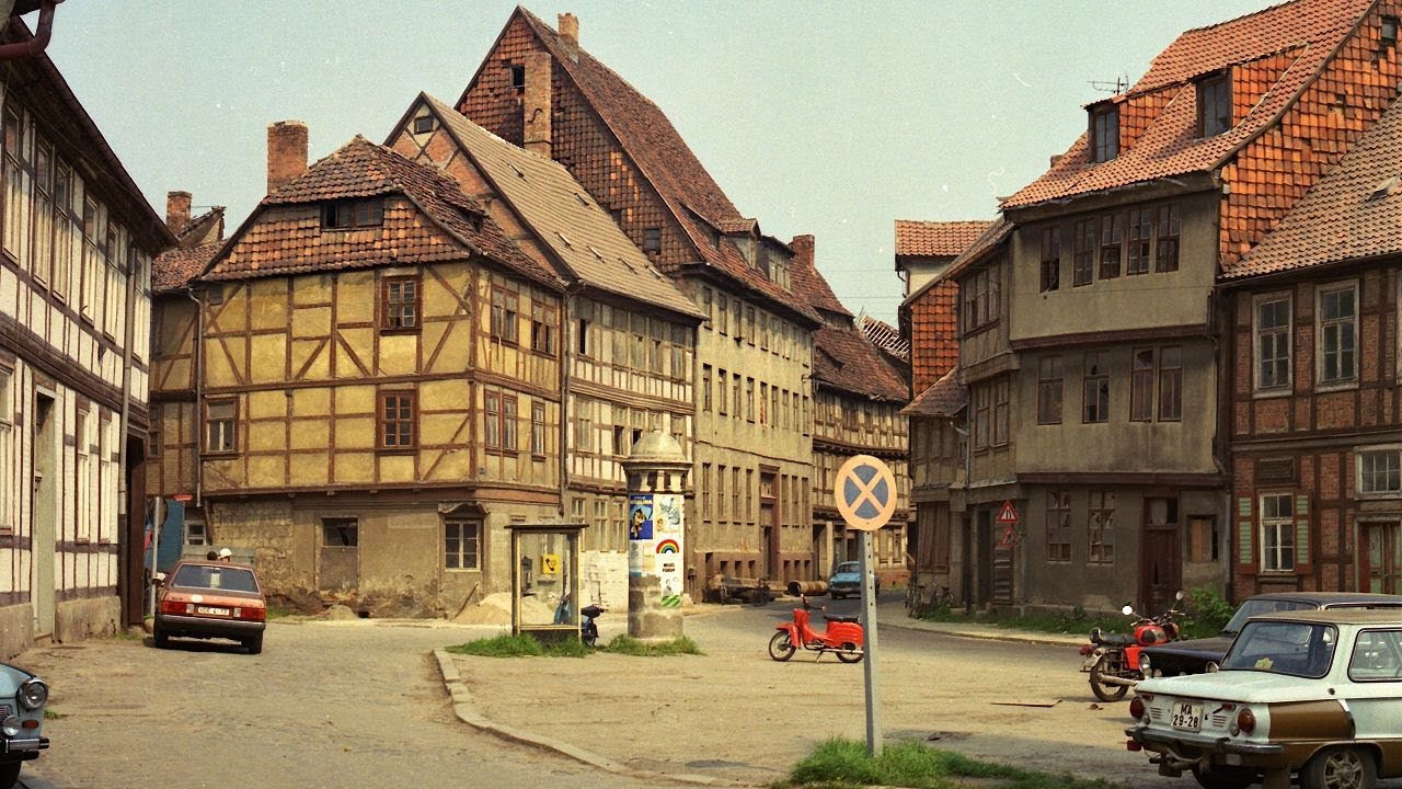 Halberstadt 1990 - Bakenstra&szlig;e und Umgebung