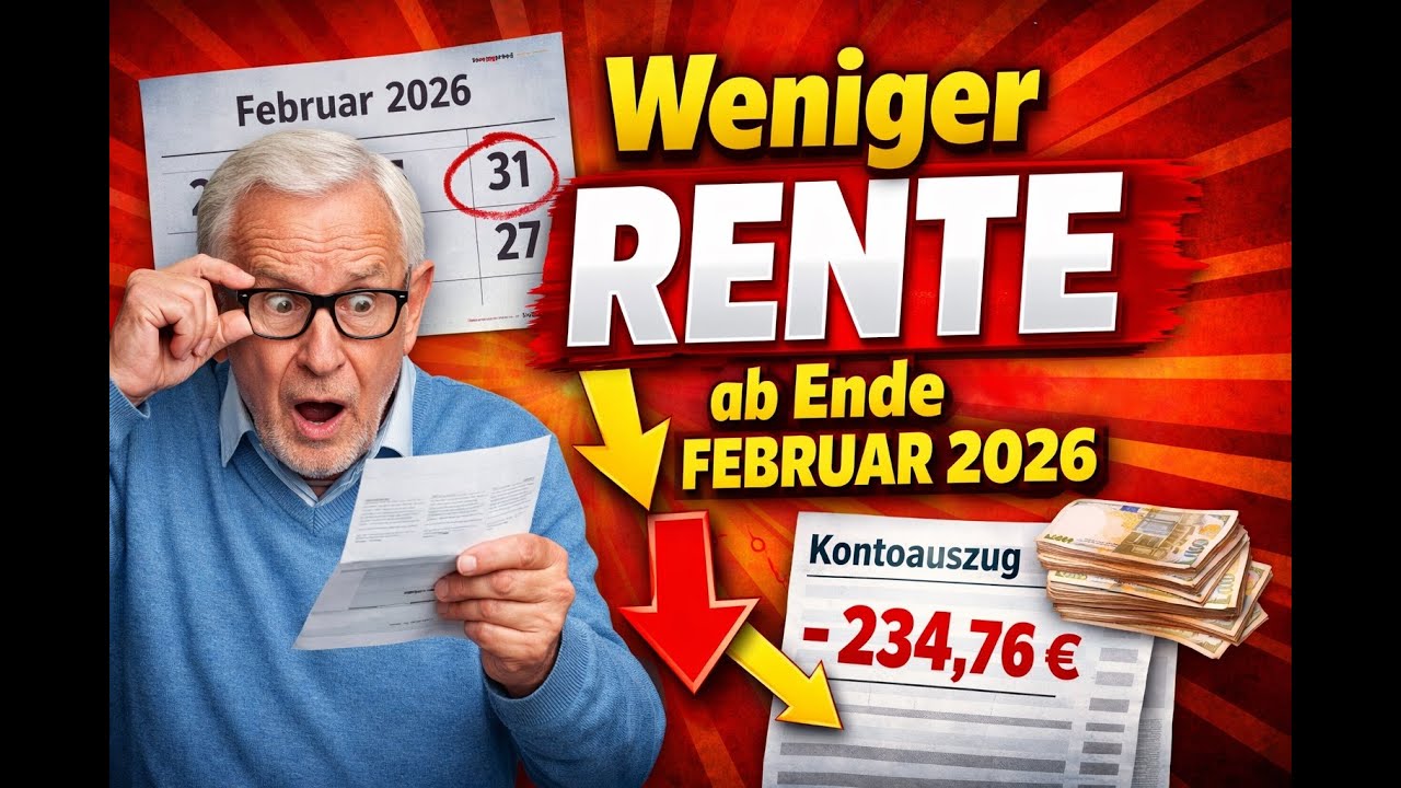 Renten-Schock im Februar: Warum Millionen Rentner jetzt weniger Geld bekommen!