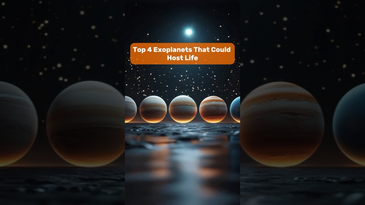 Top 4 Exoplanets That Could Host Life: Kepler-186f, K2-18b, and More! #exoplanets #kepler22b