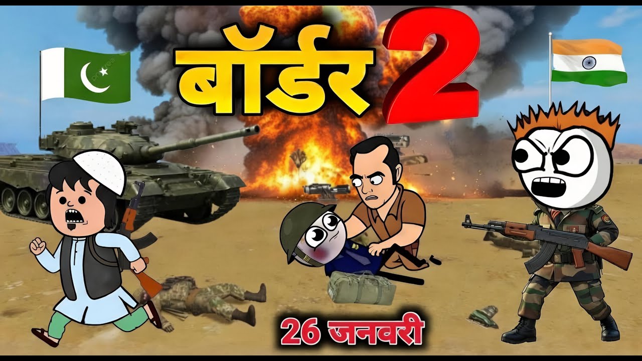 बॉर्डर 2 | 77वें गणतंत्र दिवस के अवसर पर 26 जनवरी 2026 | gadariya ki comedy | @tweenwonder7589