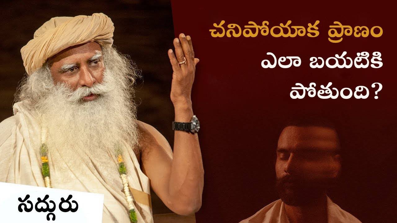 ఆత్మ ఎలా బయటికి పోతుందో తెలుసా?  Secrets Revealed 5 Stages of Death | Sadhguru Telugu