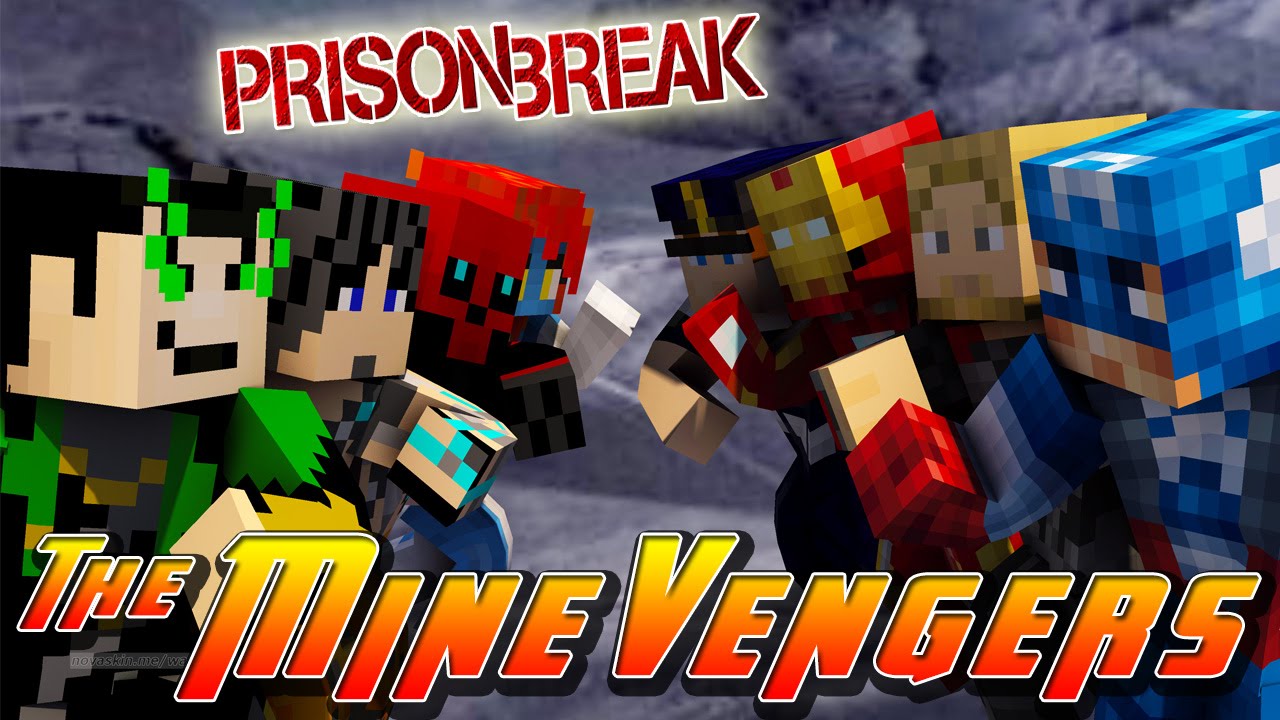 Minecraft MineVengers - HERO'S vs VILLAINS!!