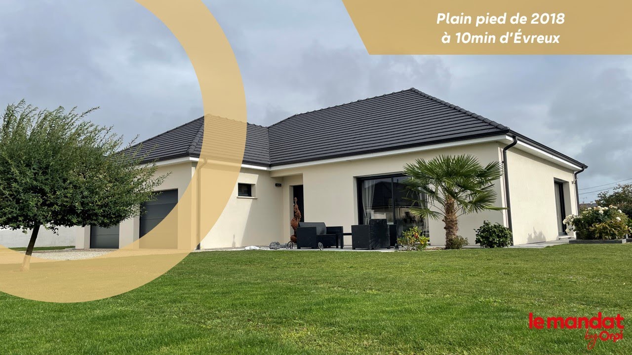 À VENDRE - Le parfait plain-pied à 5km d'Évreux !