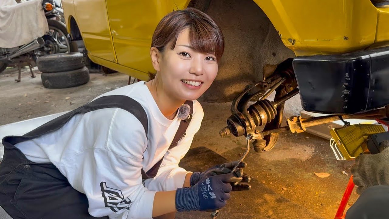 37年間放置された旧車。足まわりを再生させていきます