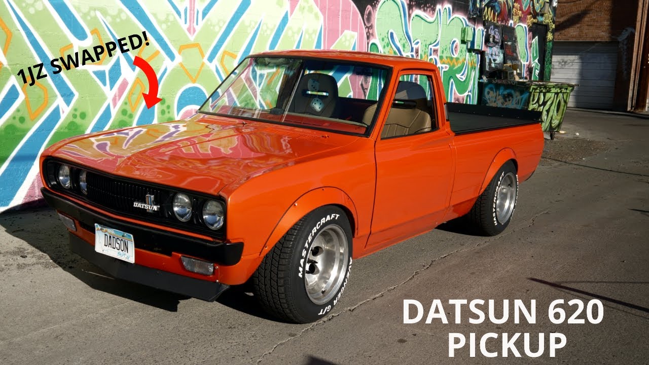 Beautifully restored Datsun 620 Pickup review | 1JZ SWAPPED!