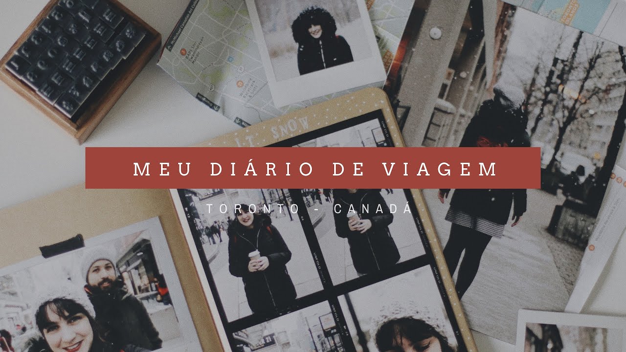 ✈️📓🇨🇦 fazendo meu diário de viagem (canadá)