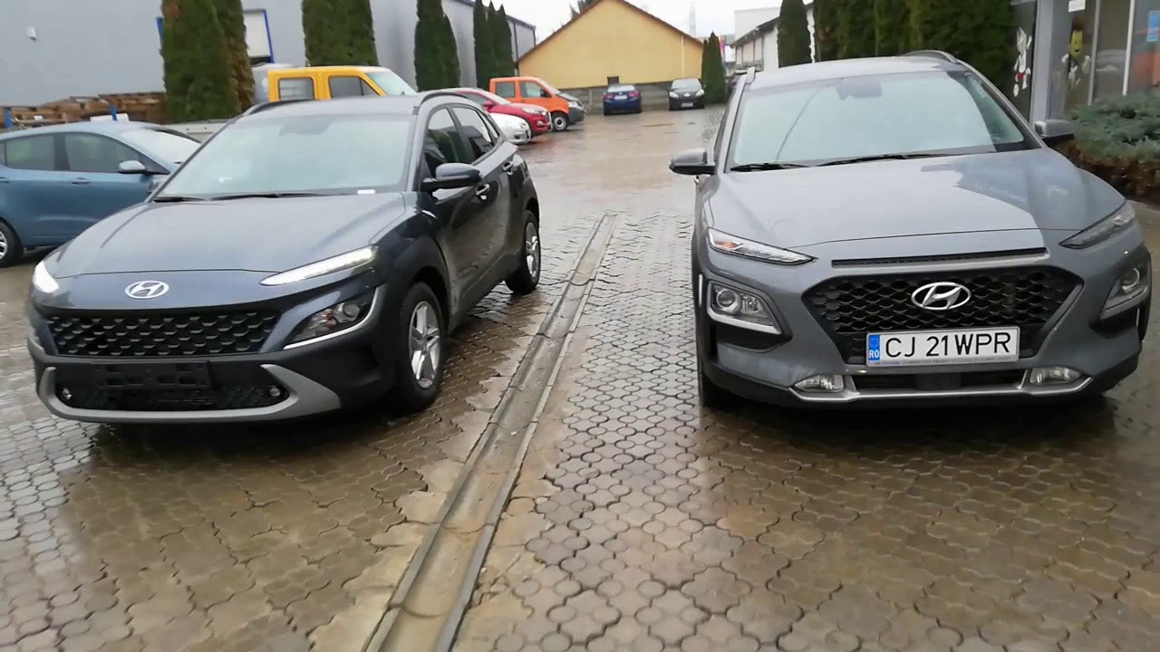 #12 Comparatie Hyundai Kona 2019 Vs Kona 2021 (old Kona Vs New Kona) - Showroom Hyundai Carbenta