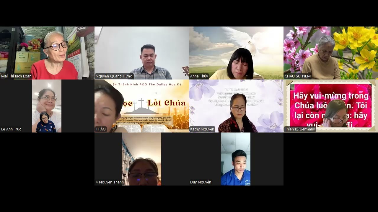 LỚP CAO ĐẲNG | MS QUANG HƯNG | VIỆN THÁNH KINH THE DALLES HOA KỲ