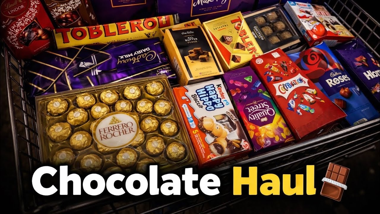 Lots of Candies and Chocolate Kinder Joy Surprises