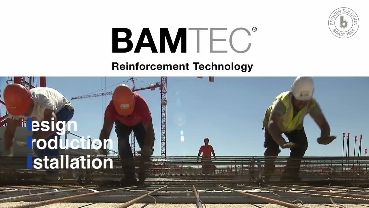 BAMTEC®  explained - the most advanced and economical solution for reinforcing slabs and walls.