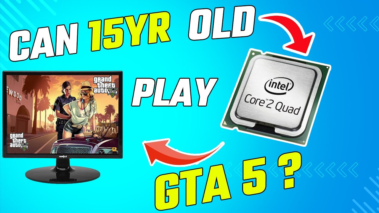 Kya? 15yr Old Intel Core 2 Quad Q9400 CPU GTA 5 Play Kar Payega | Playing GTA 5 on Cheapest CPU