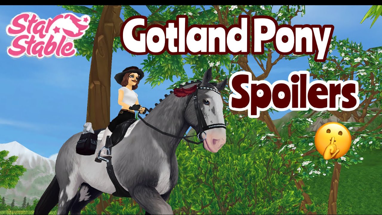 Star Stable Gotland Pony Spoilers 😱😱