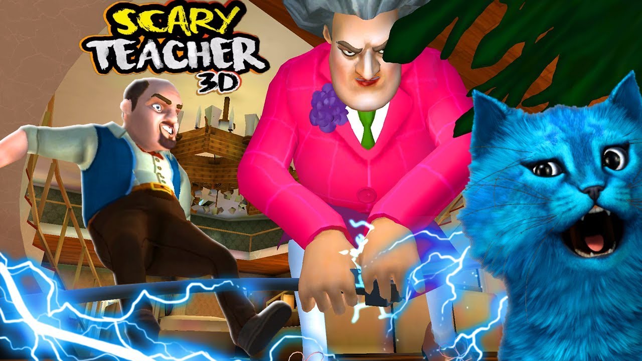 Взорвал УЧИТЕЛЬНИЦУ МИСС Т и её Мужа Scary Teacher 3D ДЕЛАЮ КОНЦОВКУ КОТЁНОК ЛАЙК