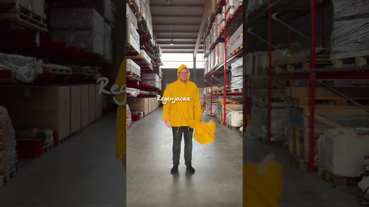 Der beste Regenanzug I Baustoffe Karstensen