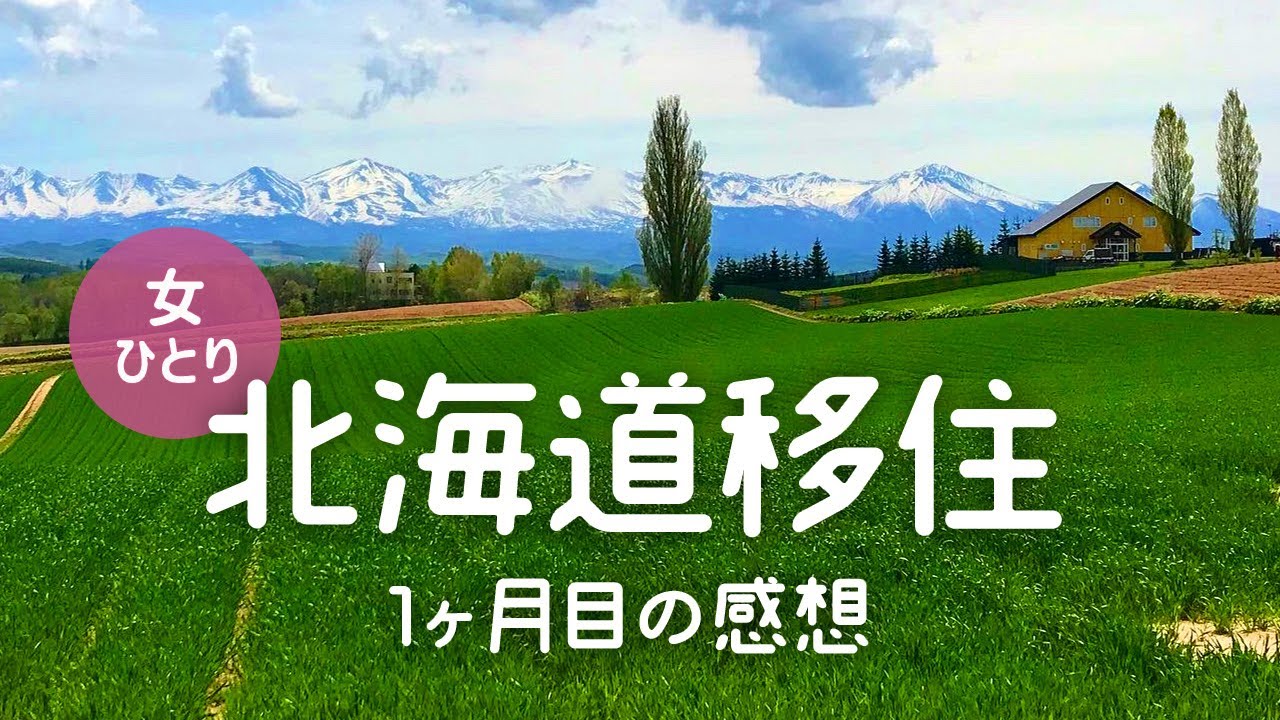 リモートワーク移住した1ヶ月目の感想/5月の美瑛の風景とともに【北海道移住/田舎暮らし/女ひとり暮らし】