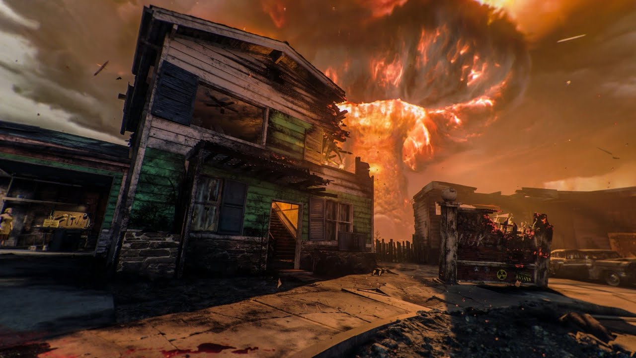 Битва с зомби в Paradox Junction: Black Ops 7 Zombies с участием случайных игроков #217 (геймплей...