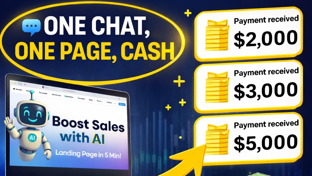 How to Make $500+ with a Landing Page Built in Minutes