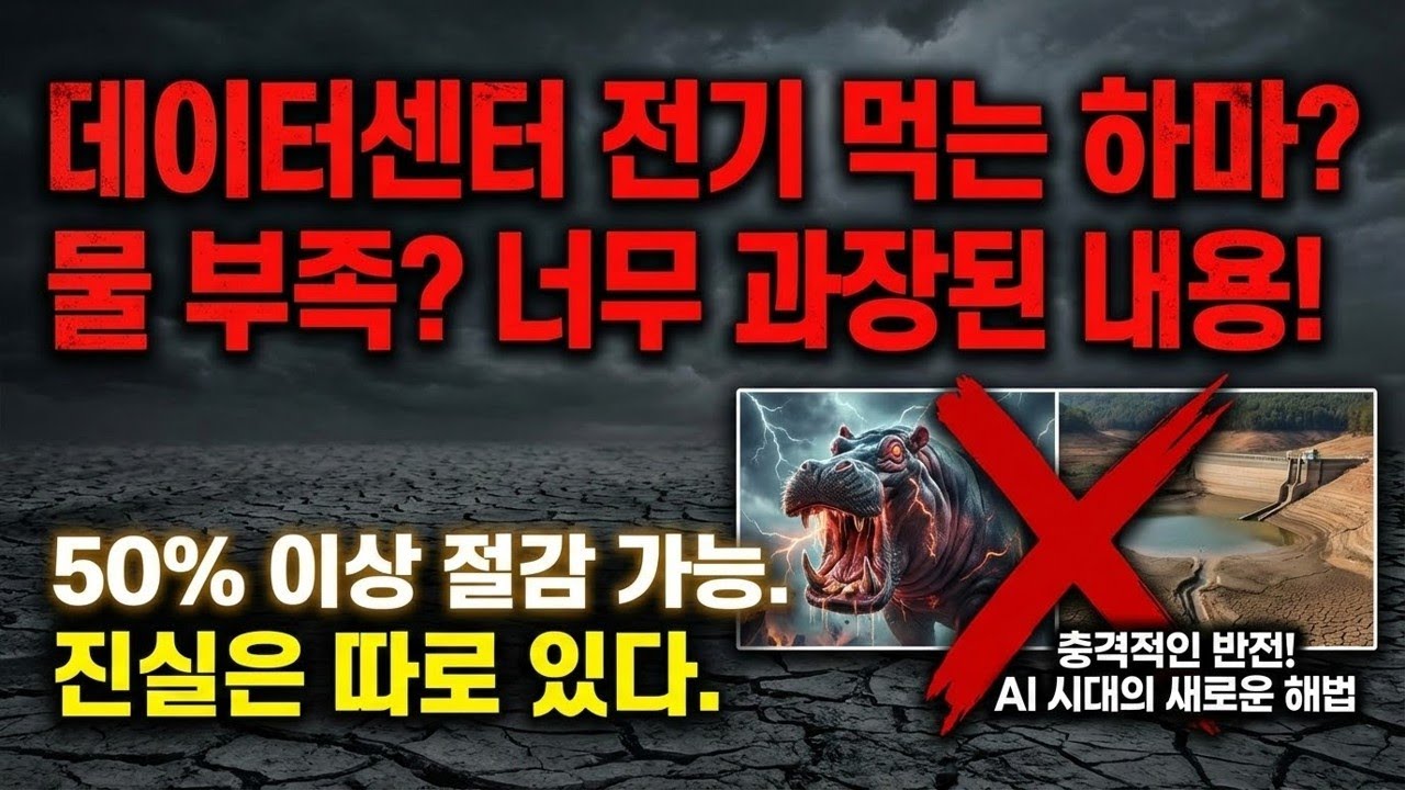 데이터 센터 전기 먹는 하마, 팩트 분석