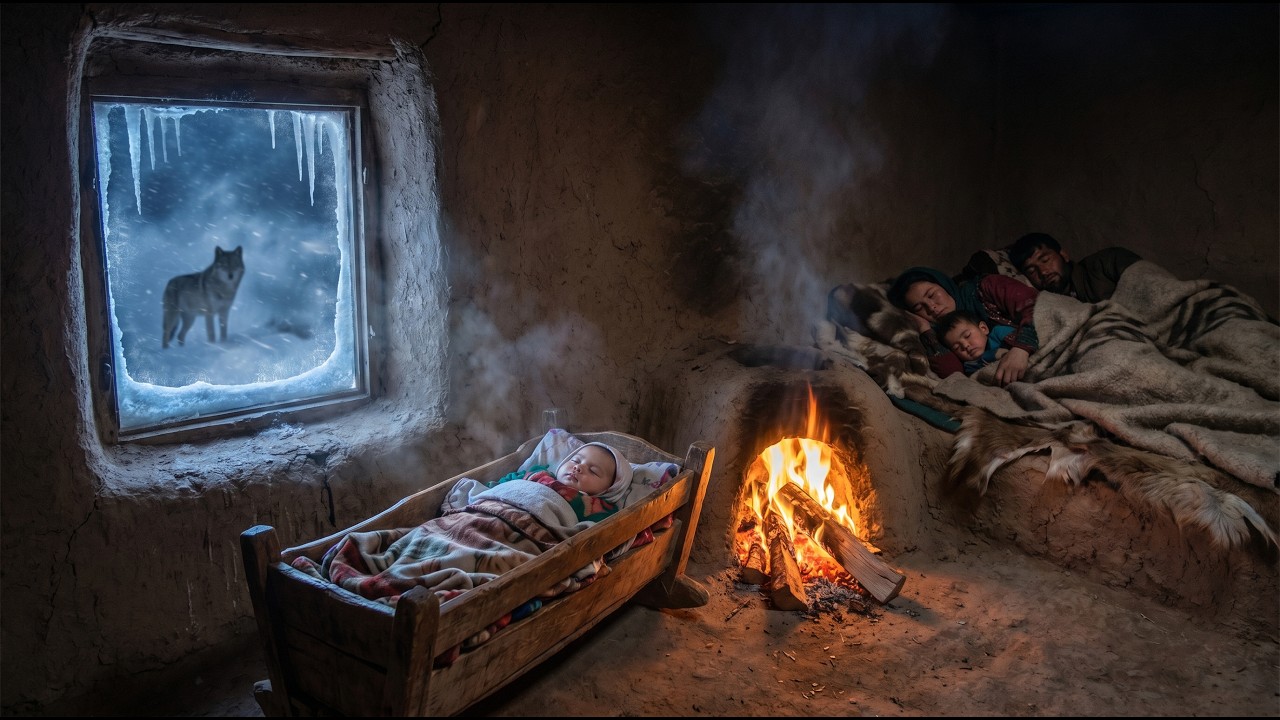 -20&deg;C Without Heat ❄️ Afghan Village Winter Survival