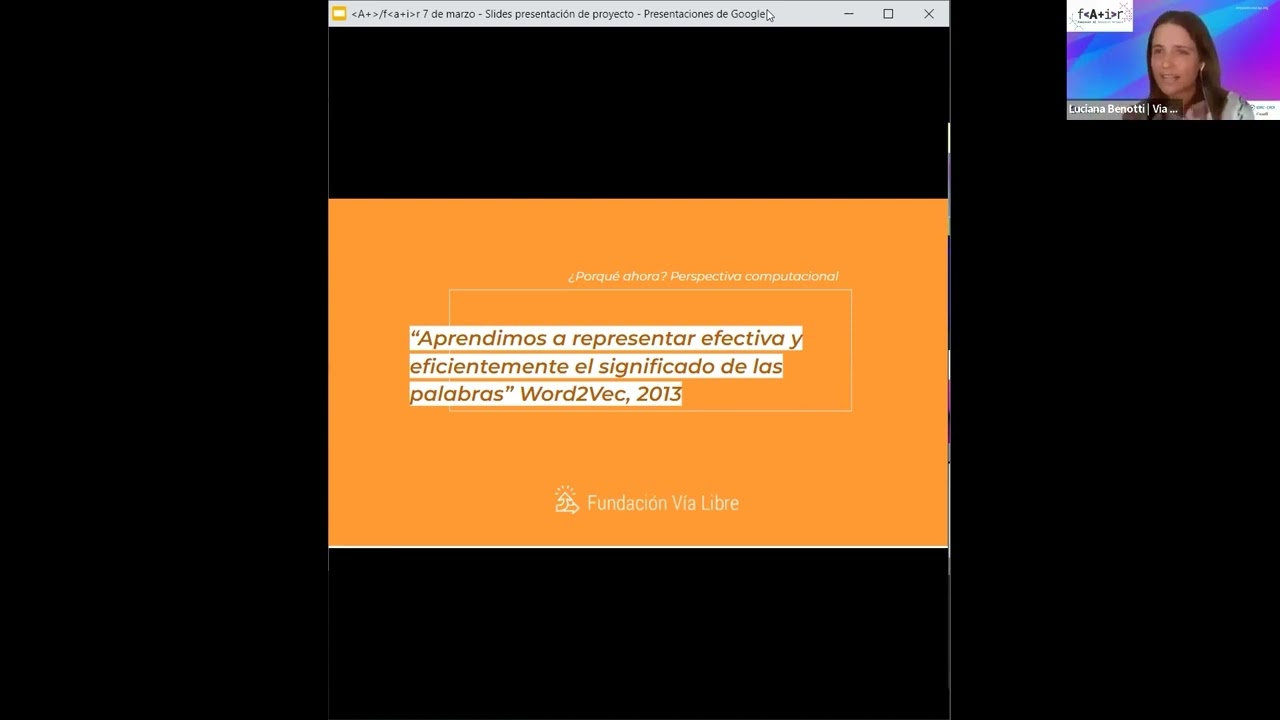 Incubando Inteligencia Artificial Feminista - presentación de proyectos