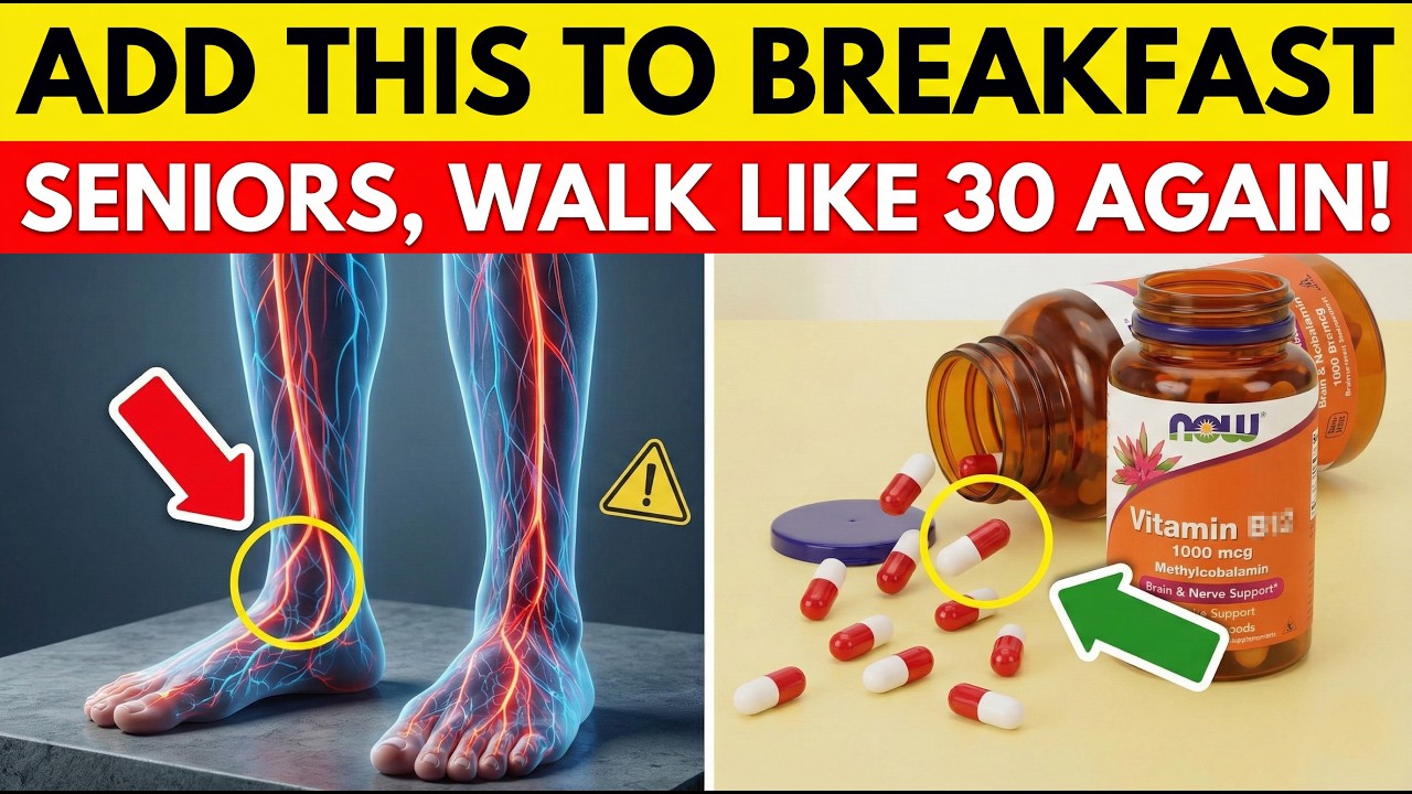 Over 60? Add This Vitamin to Breakfast for Stronger Legs | Walk Like 30 Again!