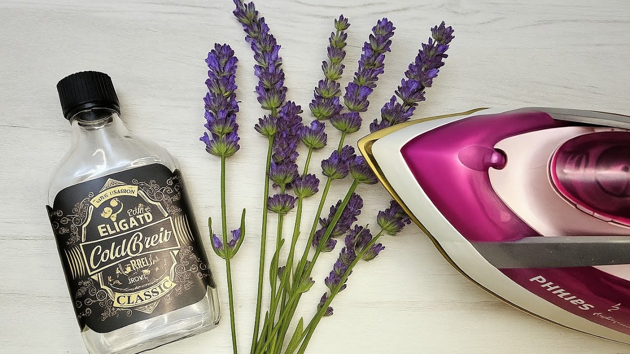 😍 I ironed the lavender with a warm iron and look what I made!