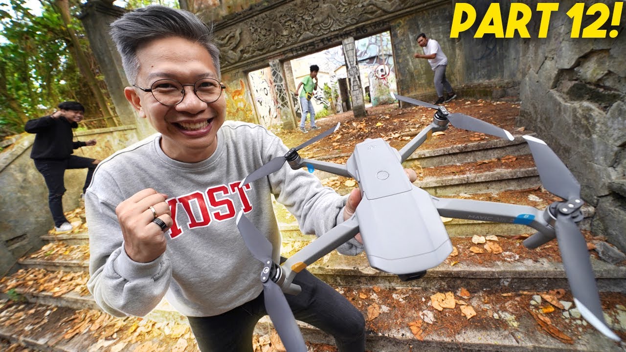 SEMBUNYI2AN CARINYA PAKAI DRONE!! PART 12