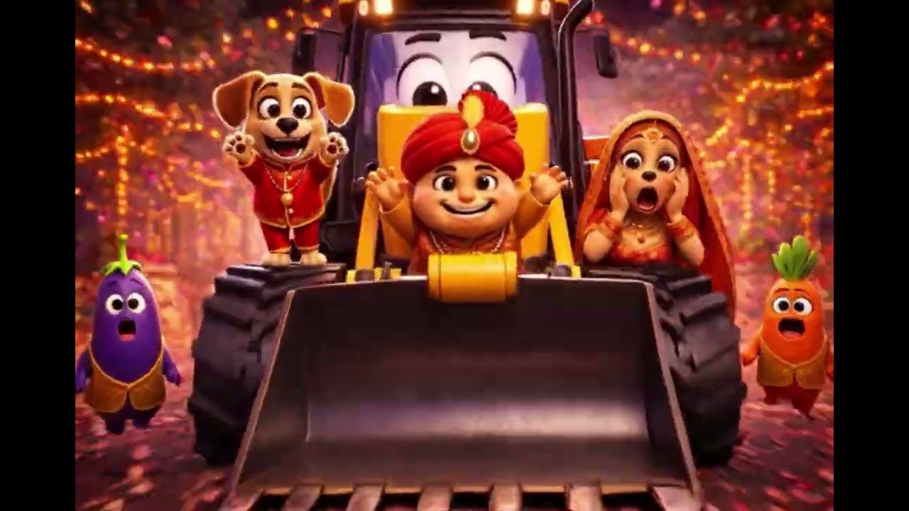 Aalu Ki Nikali Barat 🥔 Sheru Ki Barat Part 2 🚜 JCB Video | Kutte Ki Barat | Kids Cartoon 2026