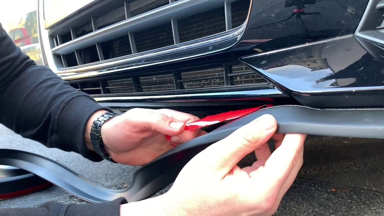 EZ-Lip 001 Original Universal Tuning Frontspoiler Lippe von EZ-Lip Montage Audi A1/S1 Anleitung