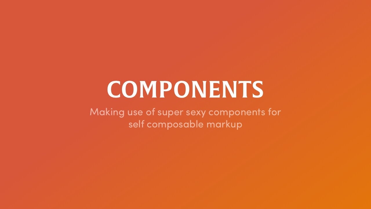 Edge - Creating Components
