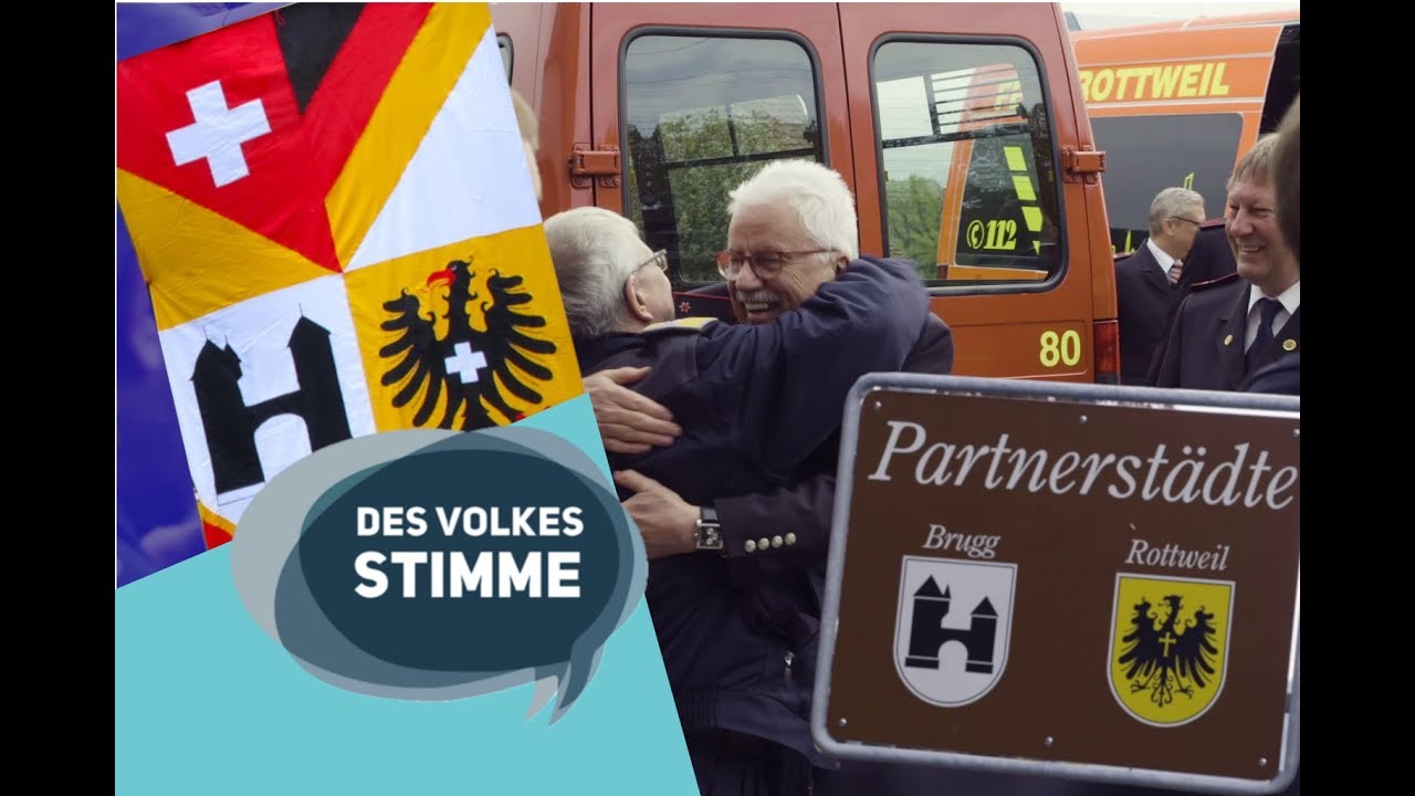 Des Volkes Stimme | Eidgenossen - Die älteste deutsche Städtepartnerschaft Brugg - Rottweil