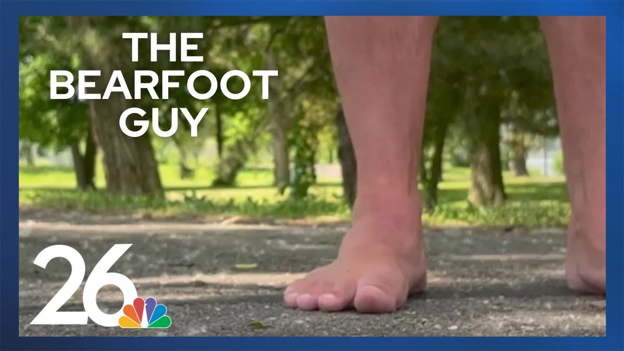 Without shoes, with a purpose: a walk with 'The Barefoot Guy'