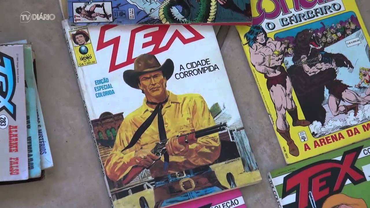 Cabeleireiro coleciona gibis do Tex