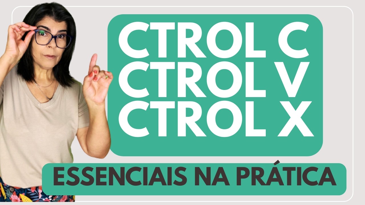 Aula de Windows - Copiar, Colar, Recortar, Desfazer, Refazer  - Tudo na Prática [PASSO A PASSO]